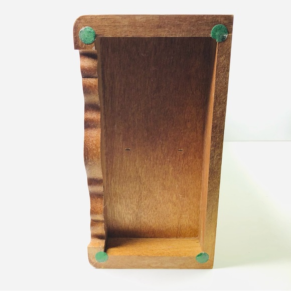 Vintage Wooden Treasure Chest Jewelry Storage Box Trinket Drawers Mirror Closet - Picture 9 of 11